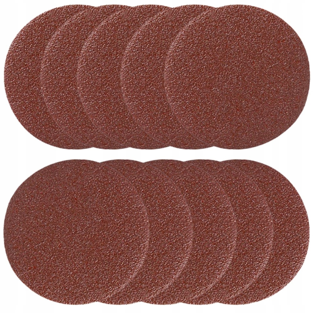 

10szt Papier Ścierny Rzep Krążek Dysk 180mm P60