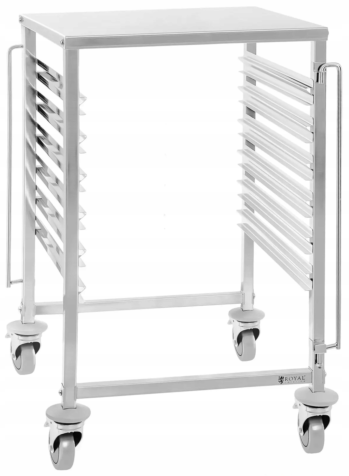 Přepravní vozík z nerezová ocel 6xGN2/1 Royal Catering Rctw 6 Gn 2/1
