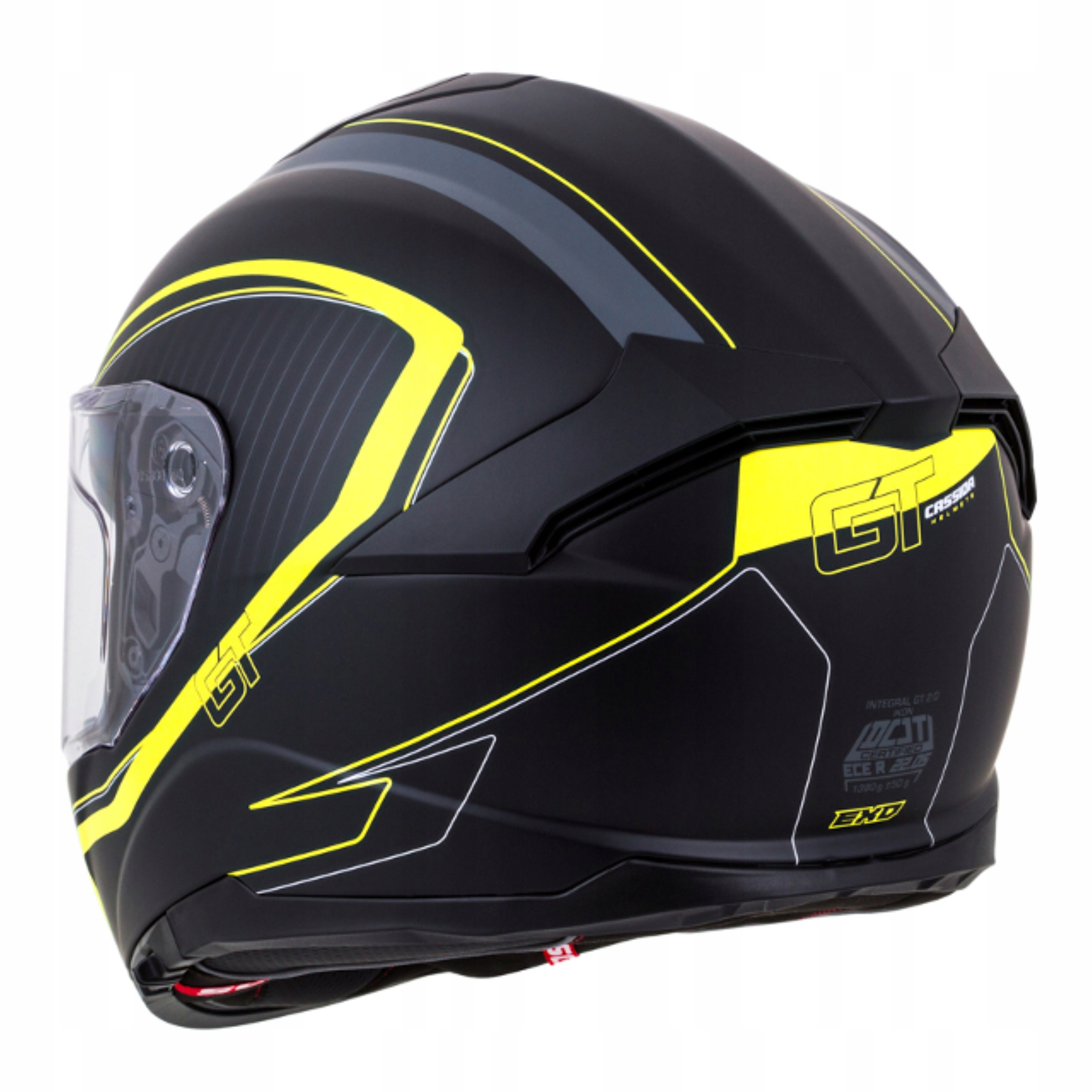 CASSIDA KASK MOTOCYKLOWY GT 2 Z WŁÓKNA + PINLOCK L Waga produktu z opakowaniem jednostkowym 1500 kg