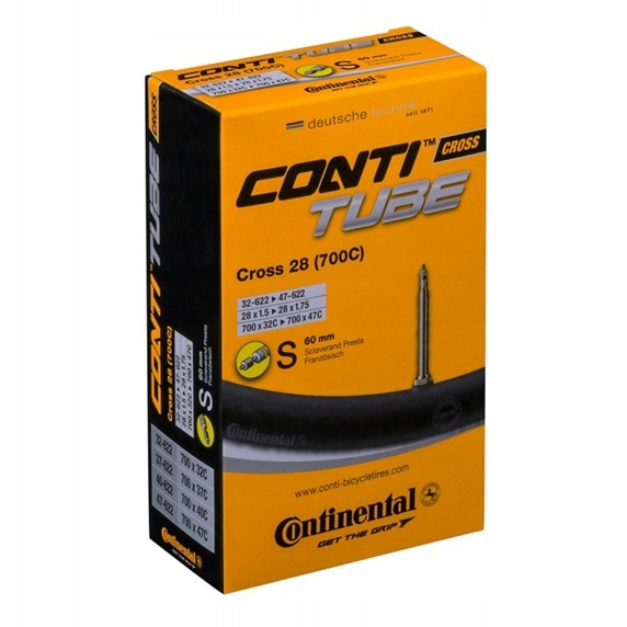 Dętka Continental Cross 28 Presta 60MM 32-47/622