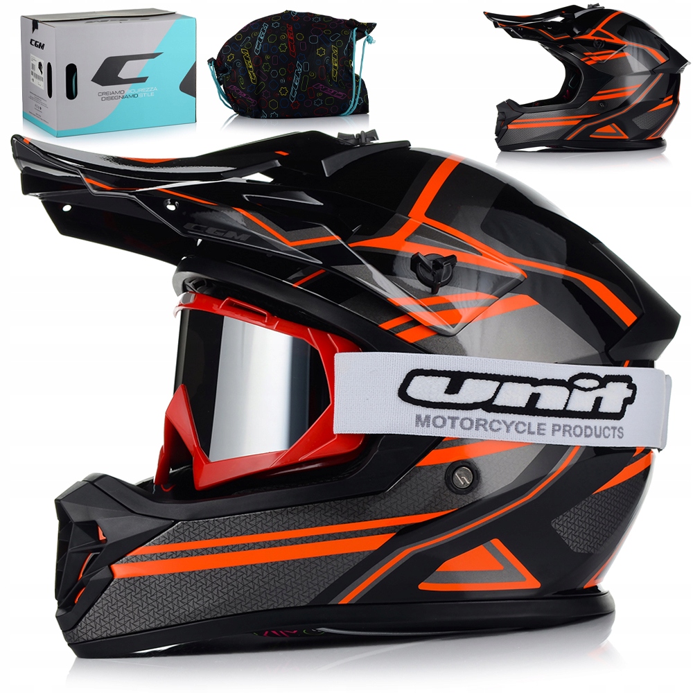 Motocyklová Prilba Cgm 267G Dirt Junior Cross Štvorkolka Atv Pre Deti Malý Ľahký