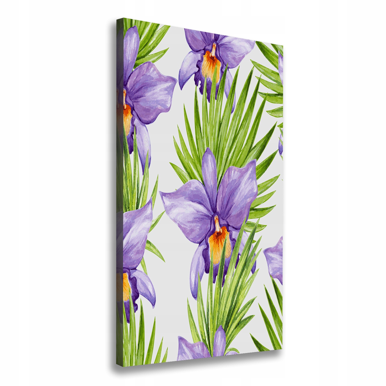 

Foto obraz na płótnie Orchidea i palmy 70x140 cm