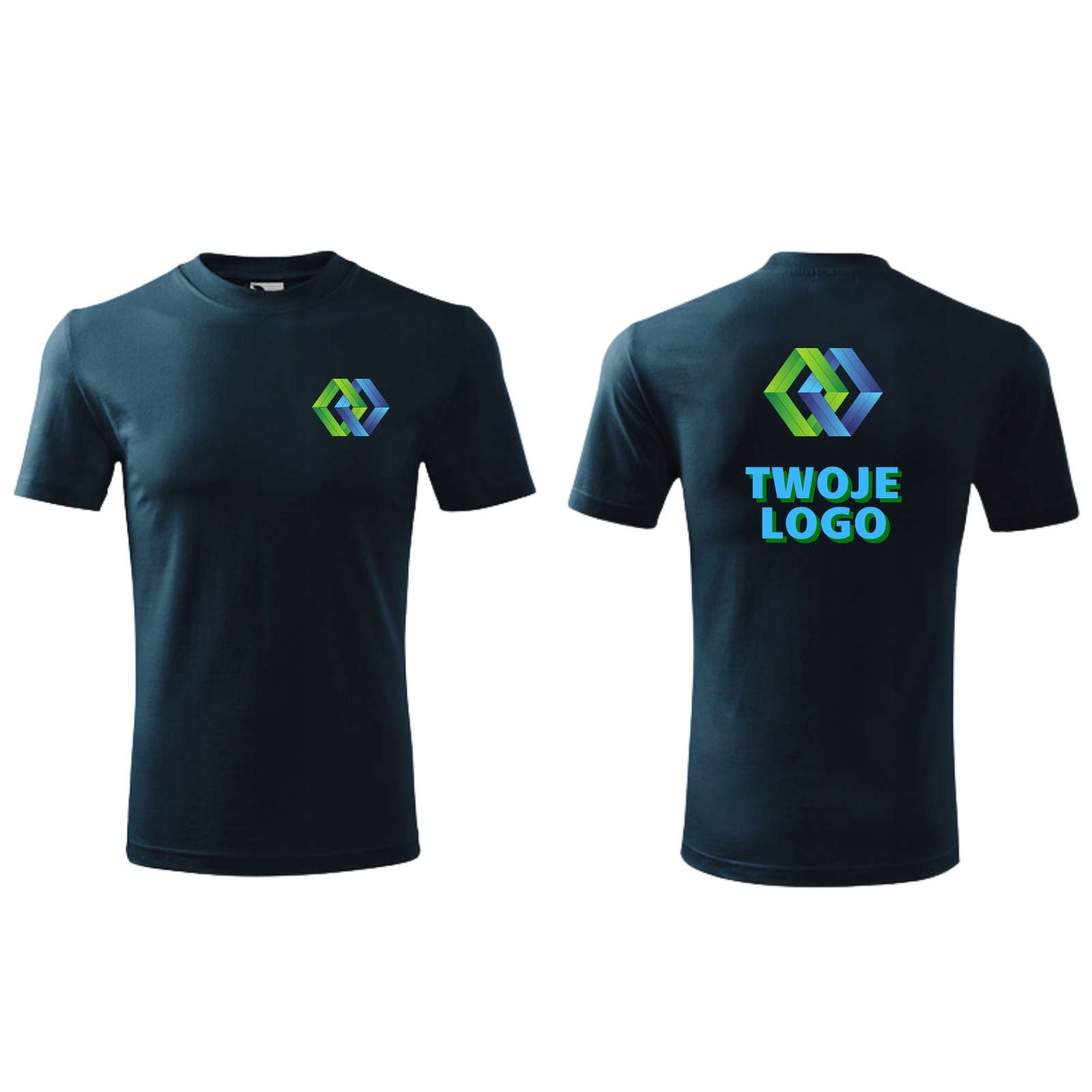 

Koszulka robocza z własnym nadrukiem logo firmy