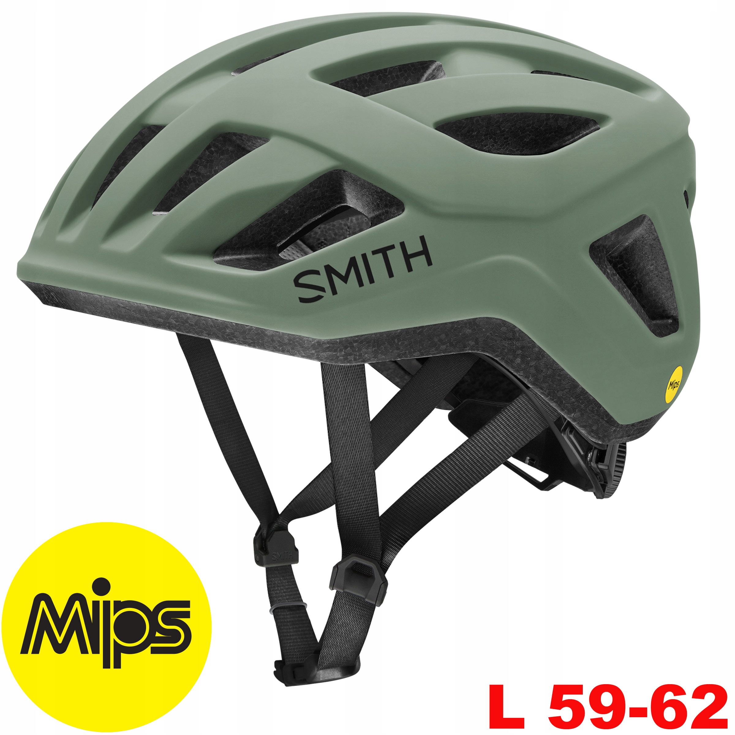 Smith Kask rowerowy szosowy gravel rolki Signal Mips L 59-62 Sagebrush Mat