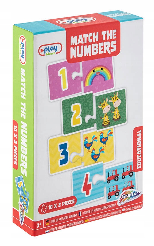 

Układanka Gra Edukacyjna Nauka Liczenia