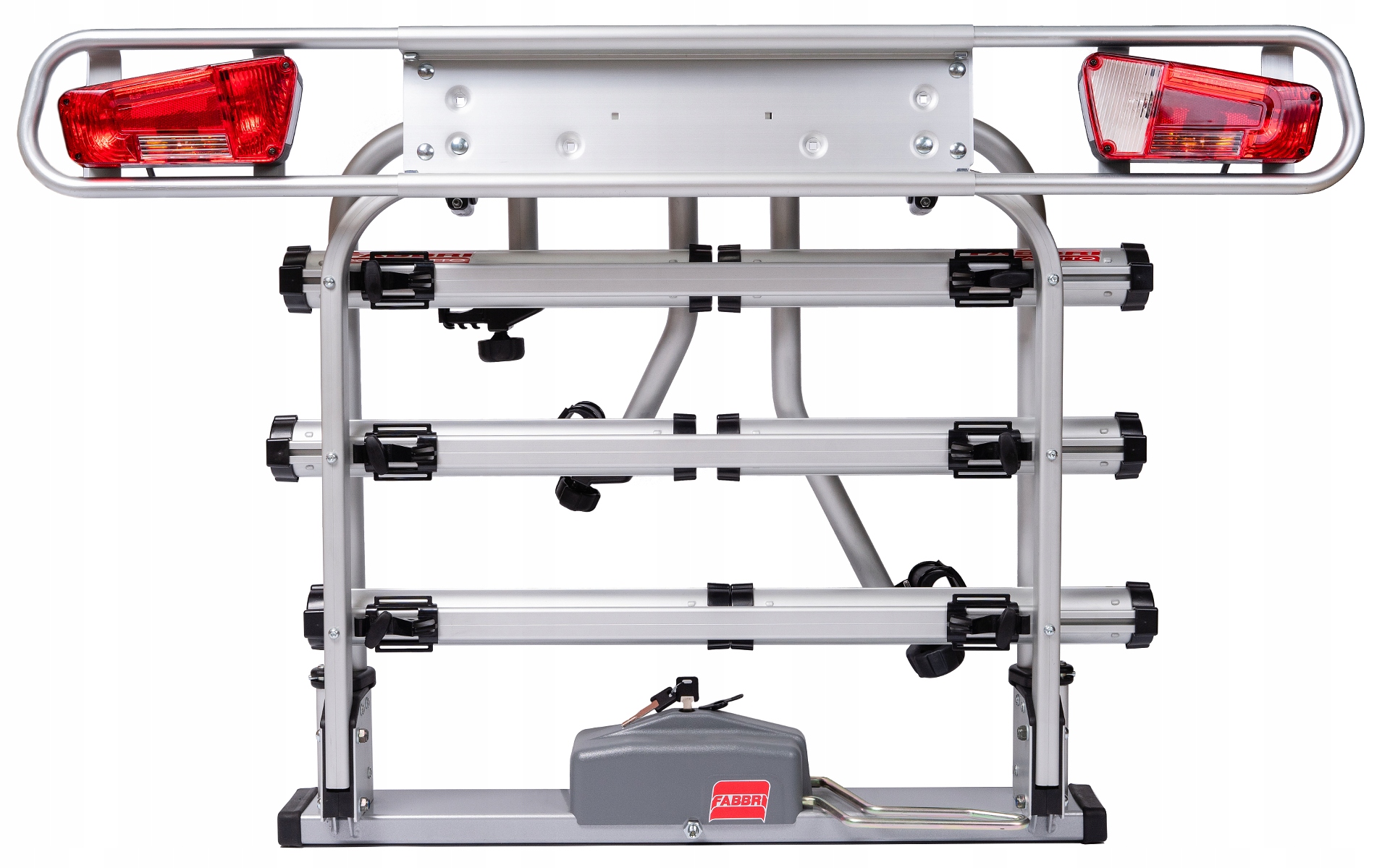 BAGAZNIK ROWEROWY NA HAK UCHYLANY UCHWYT 4 ROWERY Handle Type platform