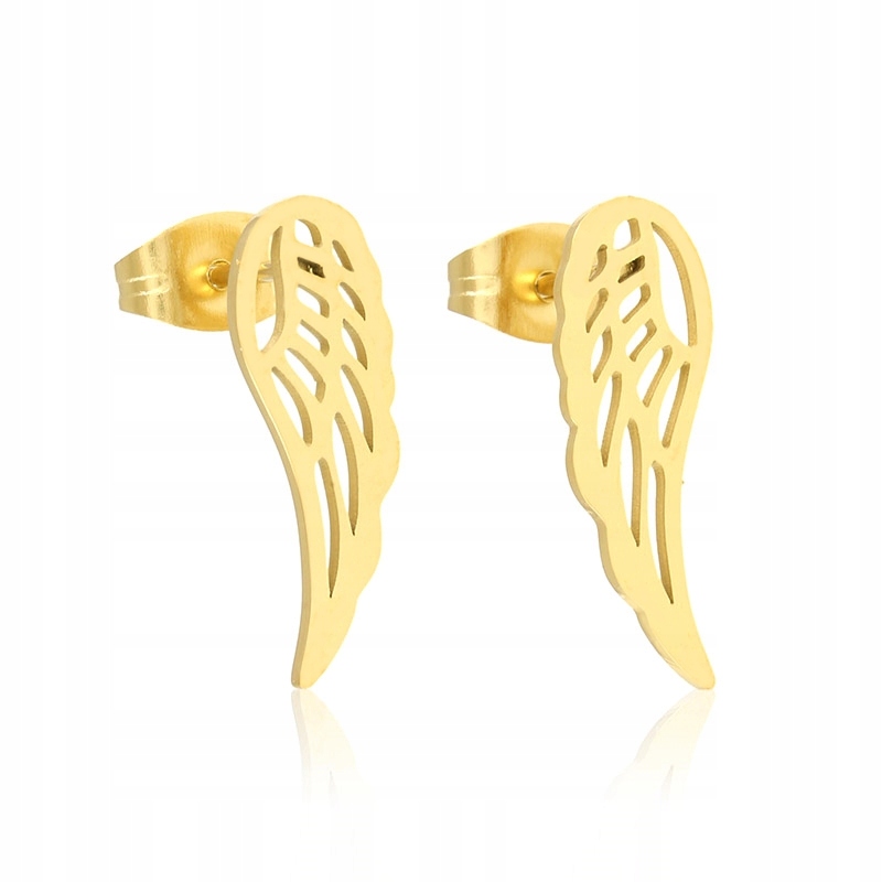 

Kolczyki Złote Skrzydła Stal Chirurgiczna 316 L