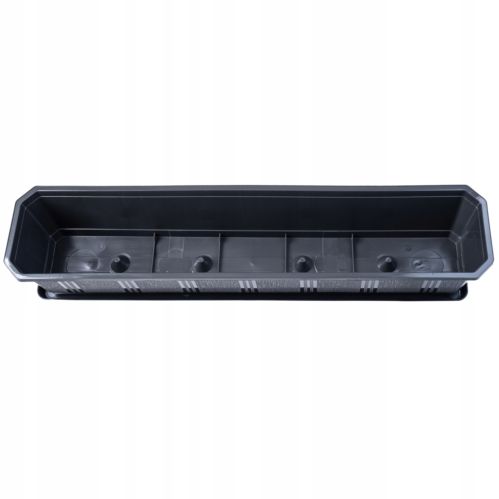 SKRZYNKA BALKONOWA DONICA PODSTAWKA GRAFITOWA 80cm Marka Kadax