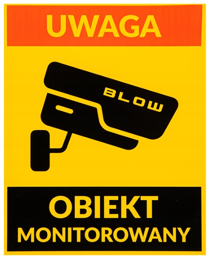 

Tablica Pcv Obiekt Monitorowany Blow 200x250x3mm
