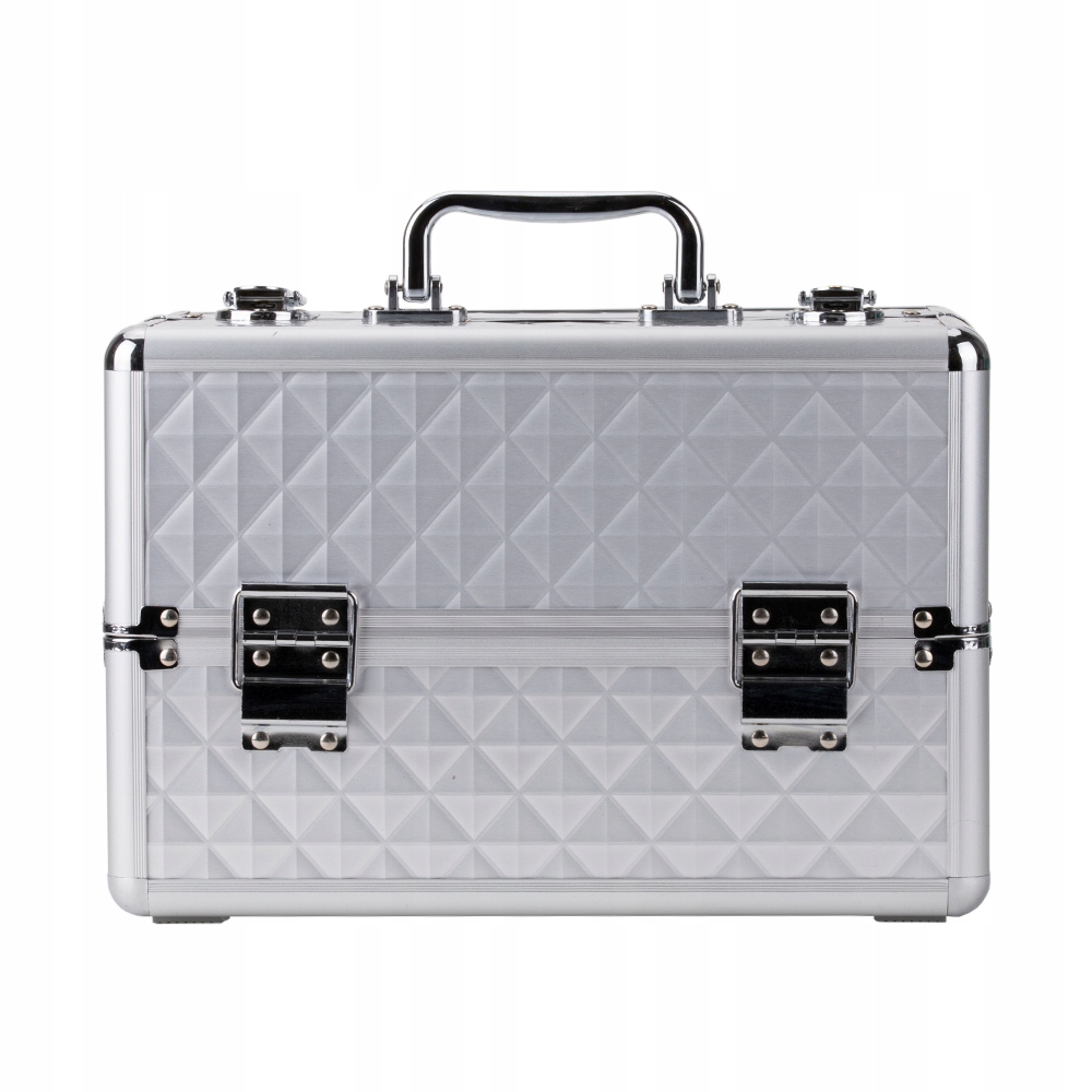 KUFEREK NA KOSMETYKI LAKIERY HYBRYDY WALIZKA ORGANIZER KOSMETYCZNY M Liczba półek 2