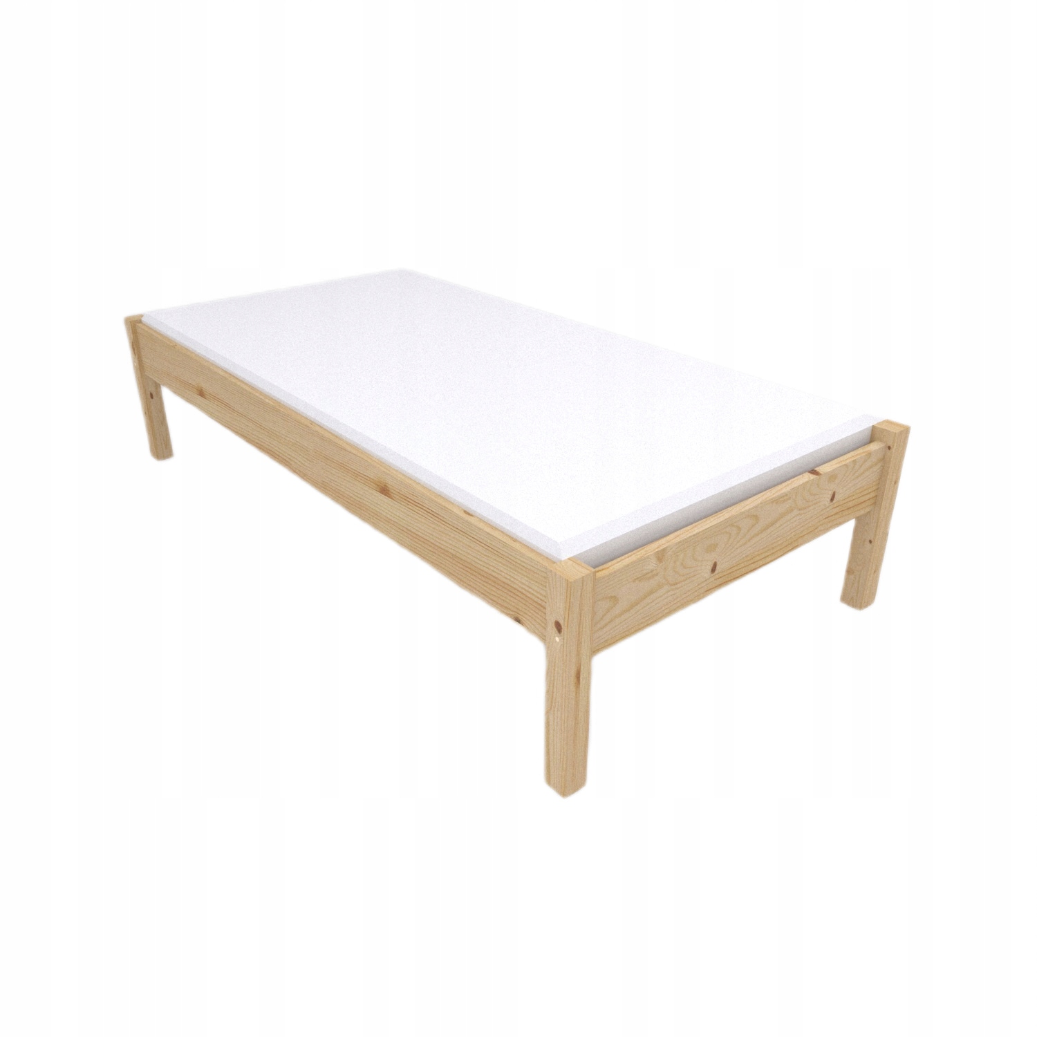 Dřevěná postel 80x180 s roštem Vysoká, pevná, funkční, klasická