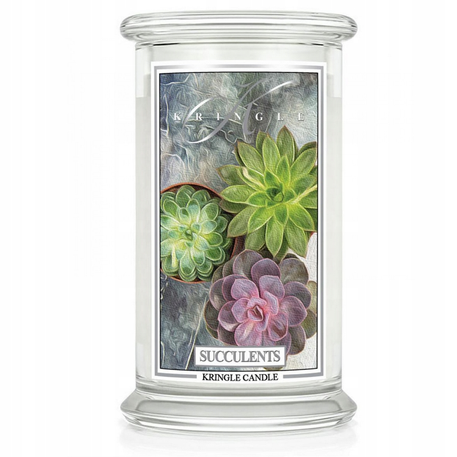 Velká svíčka Succulents Kringle Candle