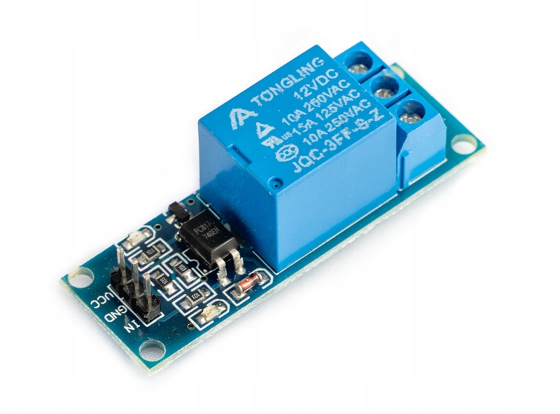 Moduł 1 przekaźnika 12V optoizolacja Arduino itp..