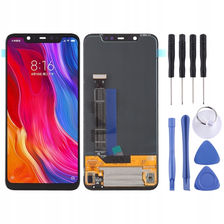 OEM OLED LCD Screen for Xiaomi Mi 8 with Digitizer Full Assembly(Black)