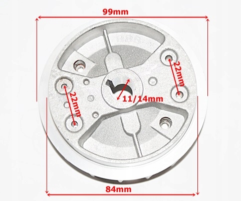 MAGNETO KOŁO ZAMACHOWE POCKET BIKE TYP II -DO EASY Numer katalogowy części WZMOTO.PL AB7V1545