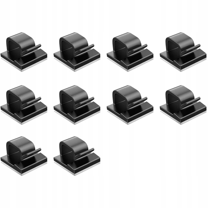 UCHWYT DO KABLA KLIPS SAMOPRZYLEPNY DO KABLI PRZEWODÓW 5mm Model 5MM-10PCS