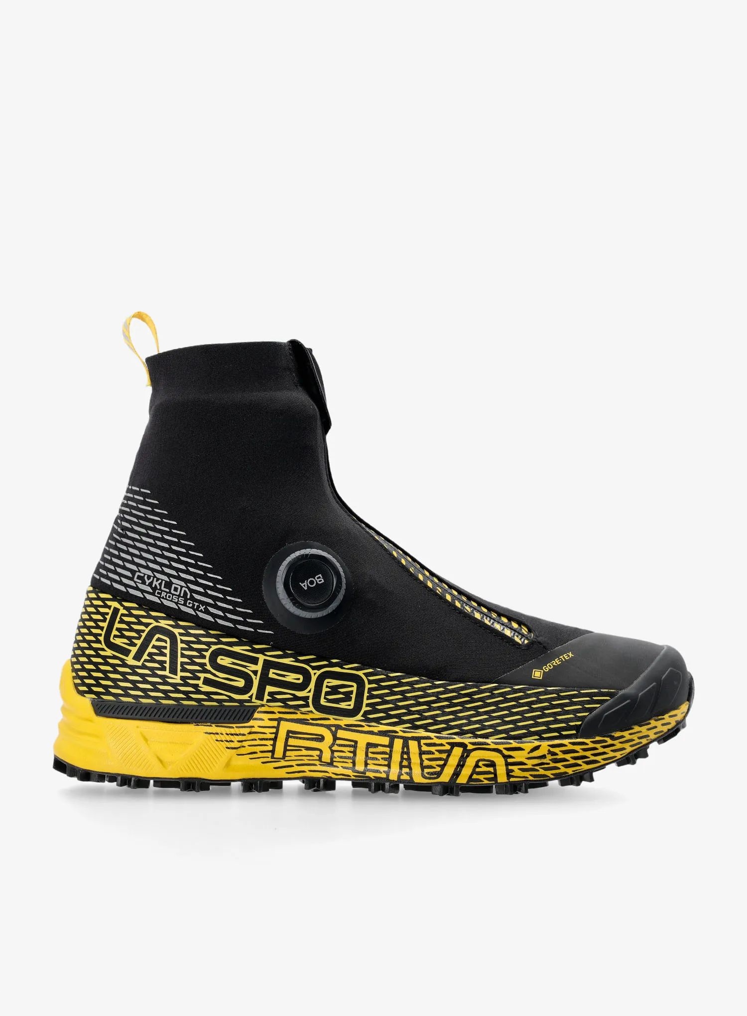 Běžecké boty do terénu La Sportiva Cyklon Cross Gtx black/yellow 45,5