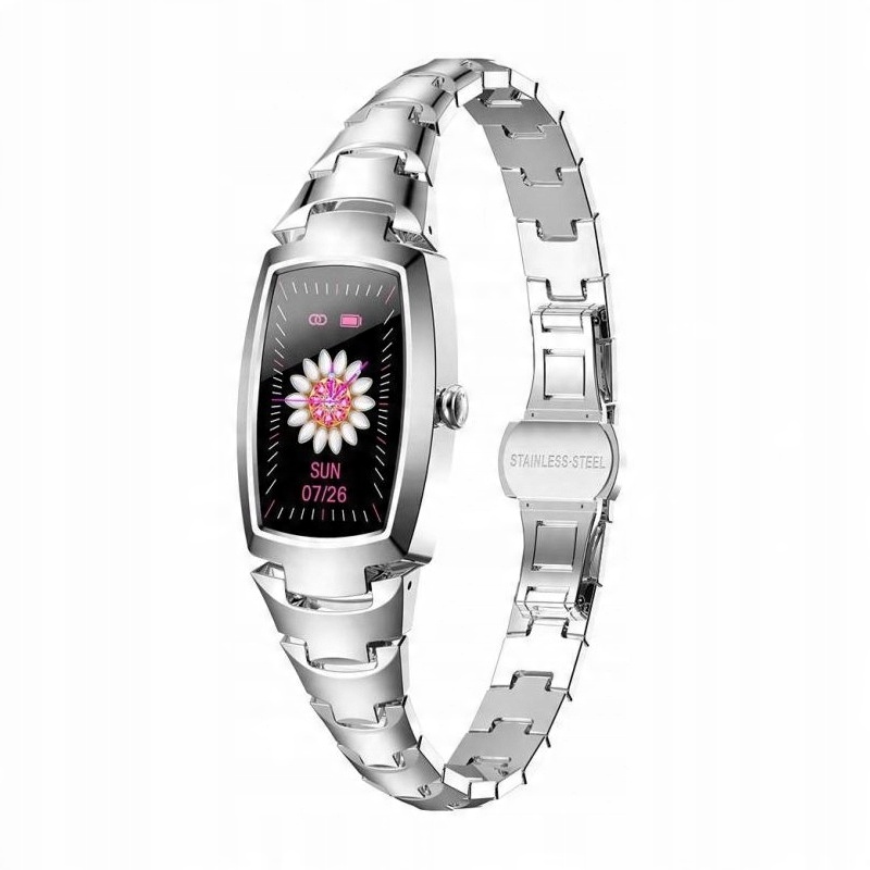 

Smartwatch Zegarek Damski Srebrny H8 Pro Krok Puls