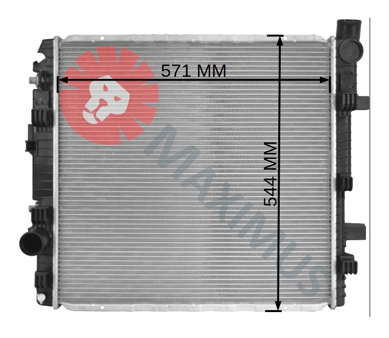 NOWA CHŁODNICA WODY MERCEDES VARIO Producent części NRF