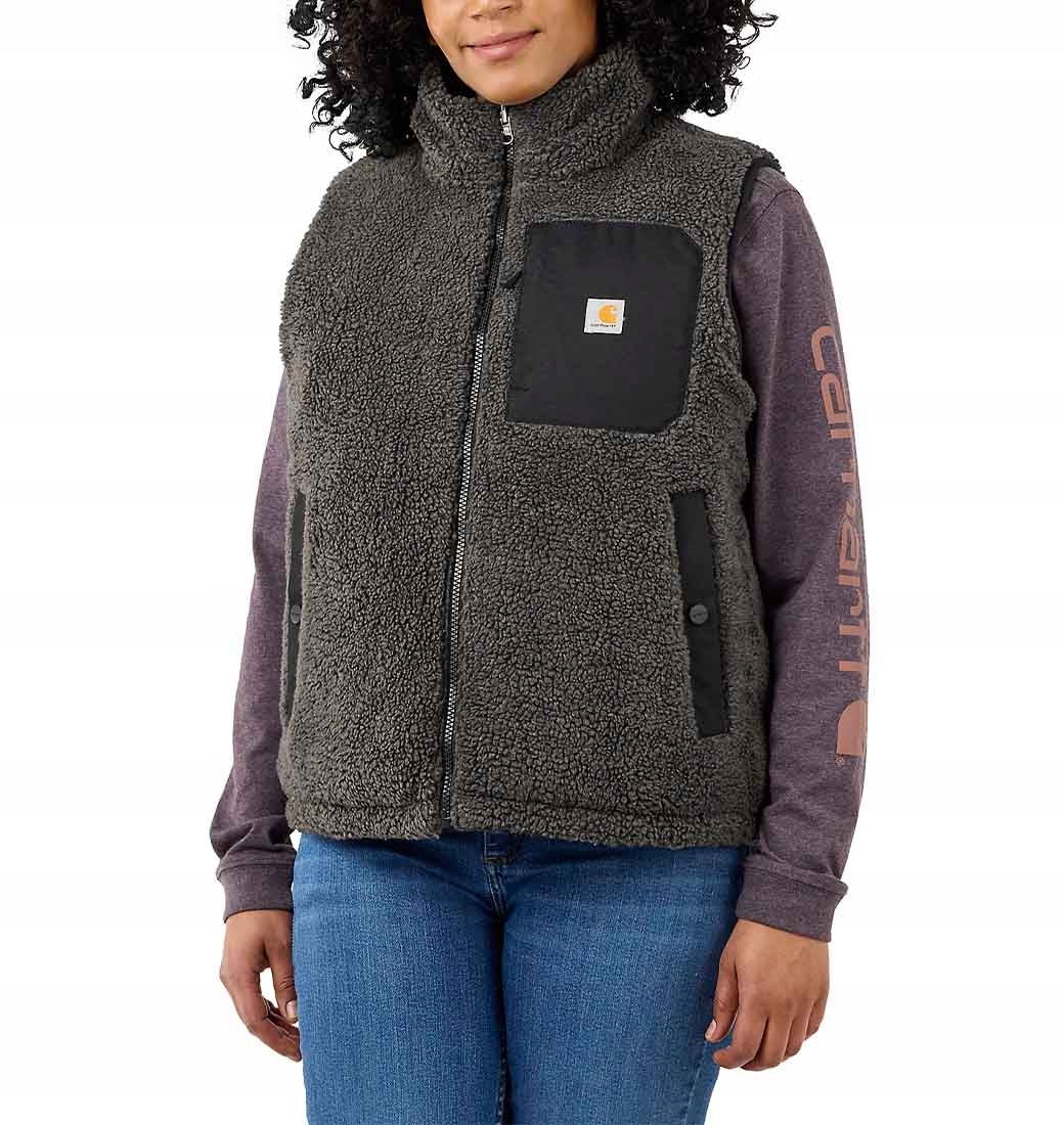 Carhartt vesta Montana Oboustranná černá péřová velikost XL polyester