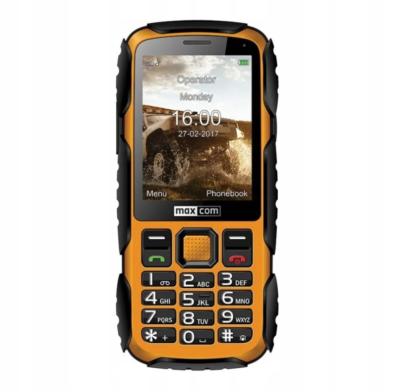 Telefon komórkowy Maxcom MM 920 L Strong Yellow Żółty IP67 Bluetooth
