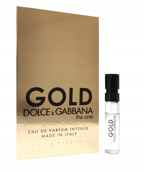Dolce & Gabbana The One Gold woda perfumowana EDP 1.5ml Próbka Stan opakowania oryginalne