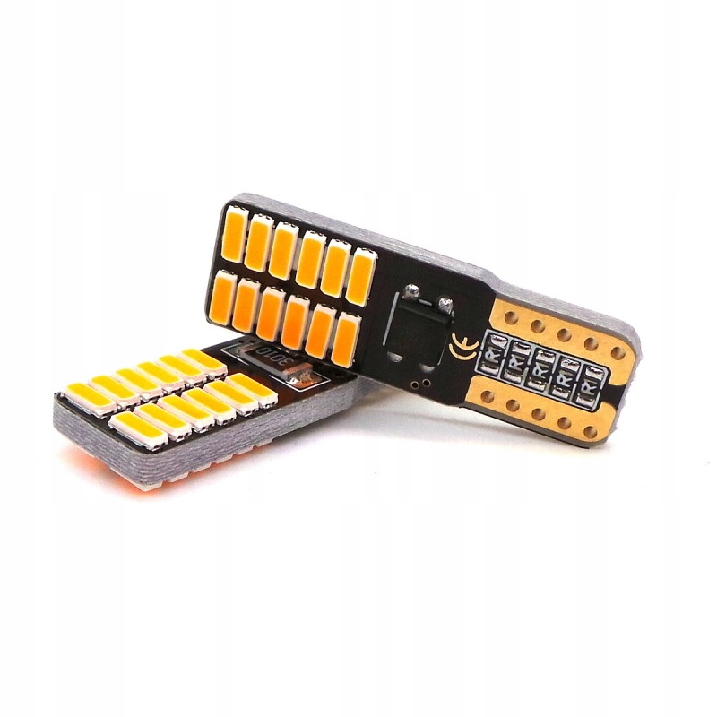 

W5W żarówka Led T10, 24V Canbus Pomarańczowa 300lm