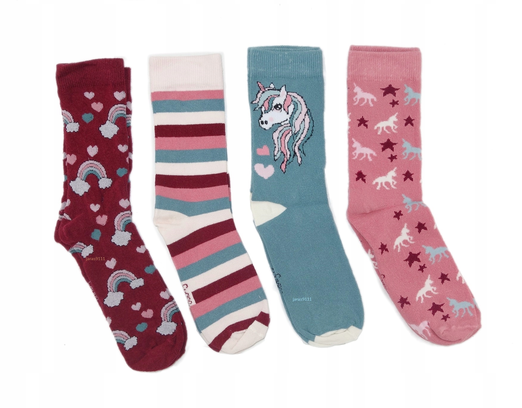 

Skarpety 4 Pack Skarpetki dziewczęce unicorn 23/26