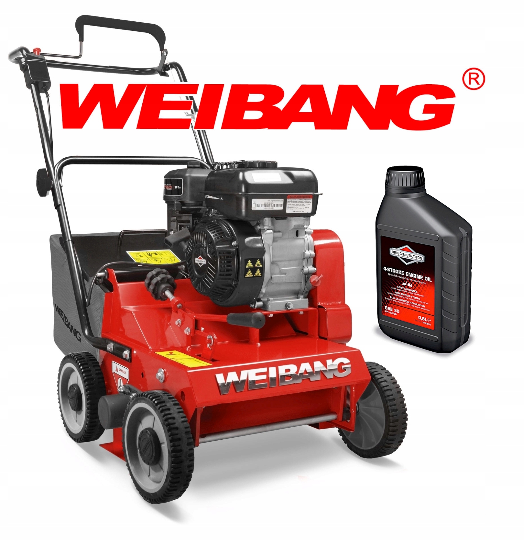 Wertykulator Weibang WB384RB Noże Uchylne PROFI XL