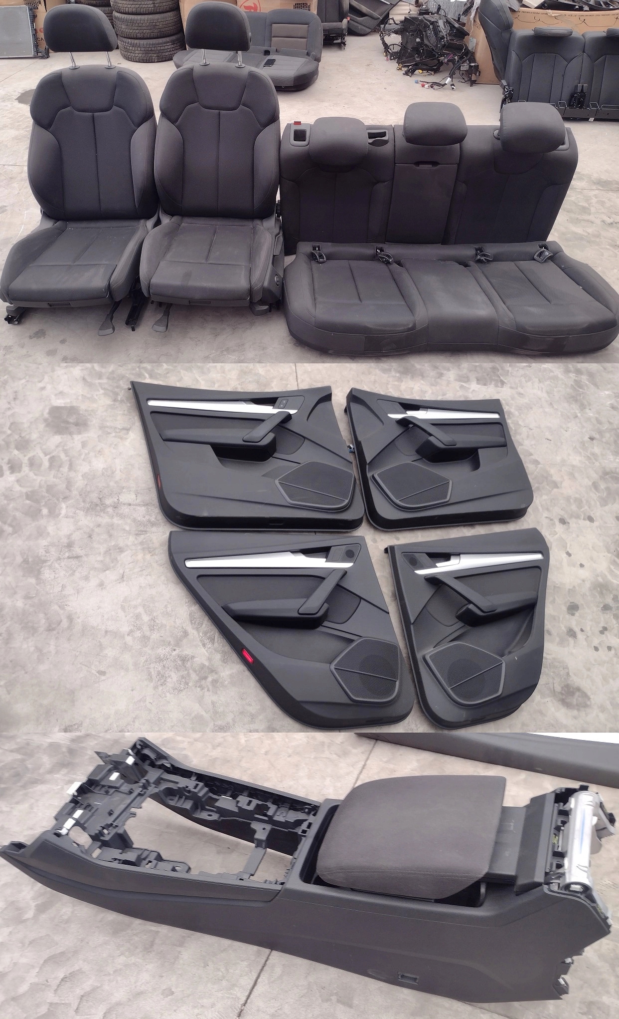 AUDI Q5 80A сидіння сидіння оббивка тунель