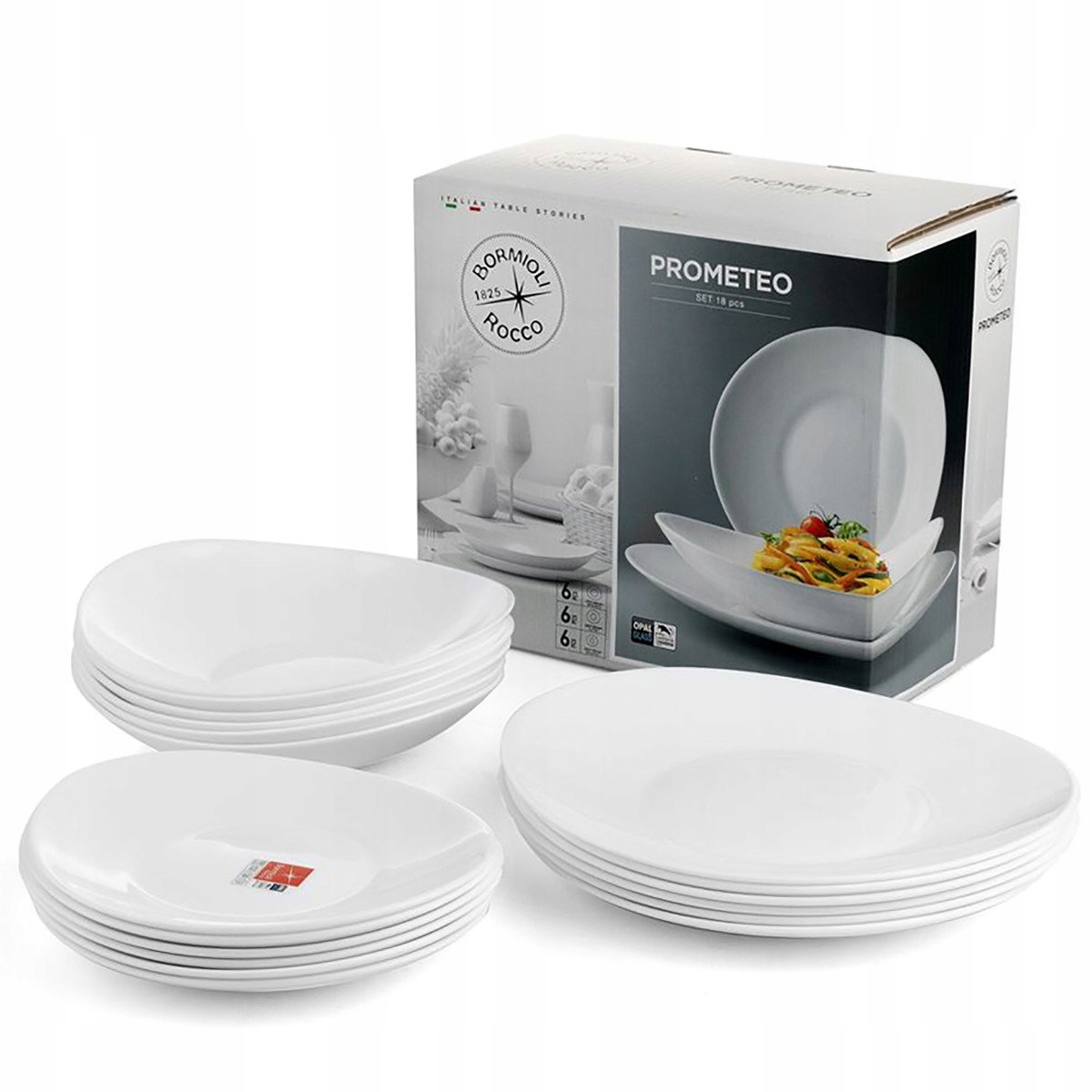 Купить Обеденные тарелки Bormioli Rocco Prometeo на 6 персон: отзывы ...