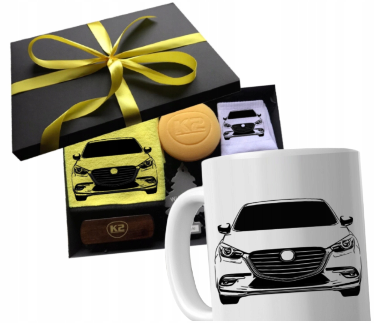Sada dárek pro fanouška, hrnek pro kluka otce pro řidiče auta Mazda