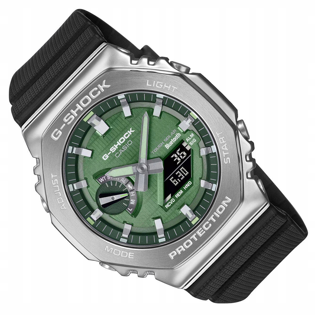 Hodinky Casio G-shock G-steel Bluetooth Solární Baterie GBM-2100A -1A3ER