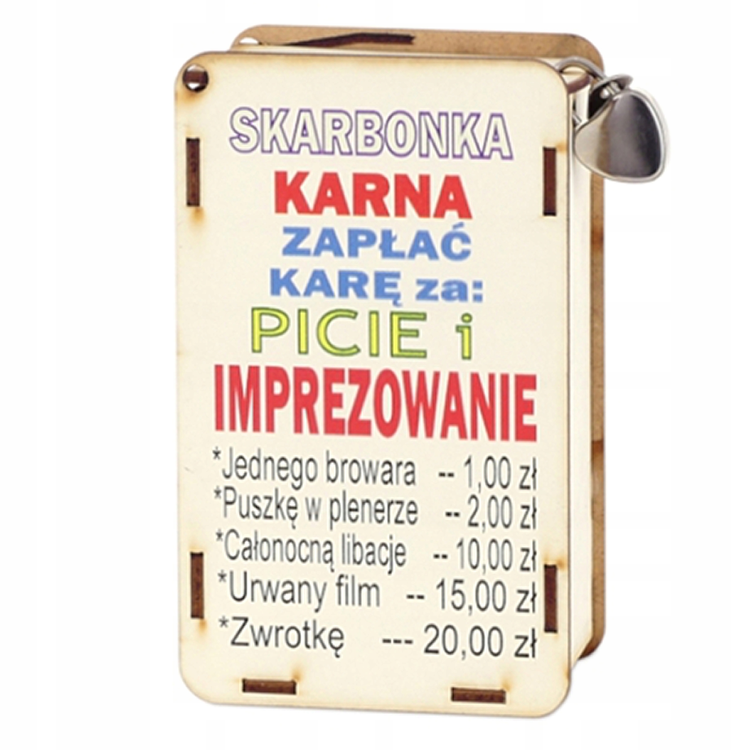 

Skarbonka na Urodziny 18-99 faceta kobiety