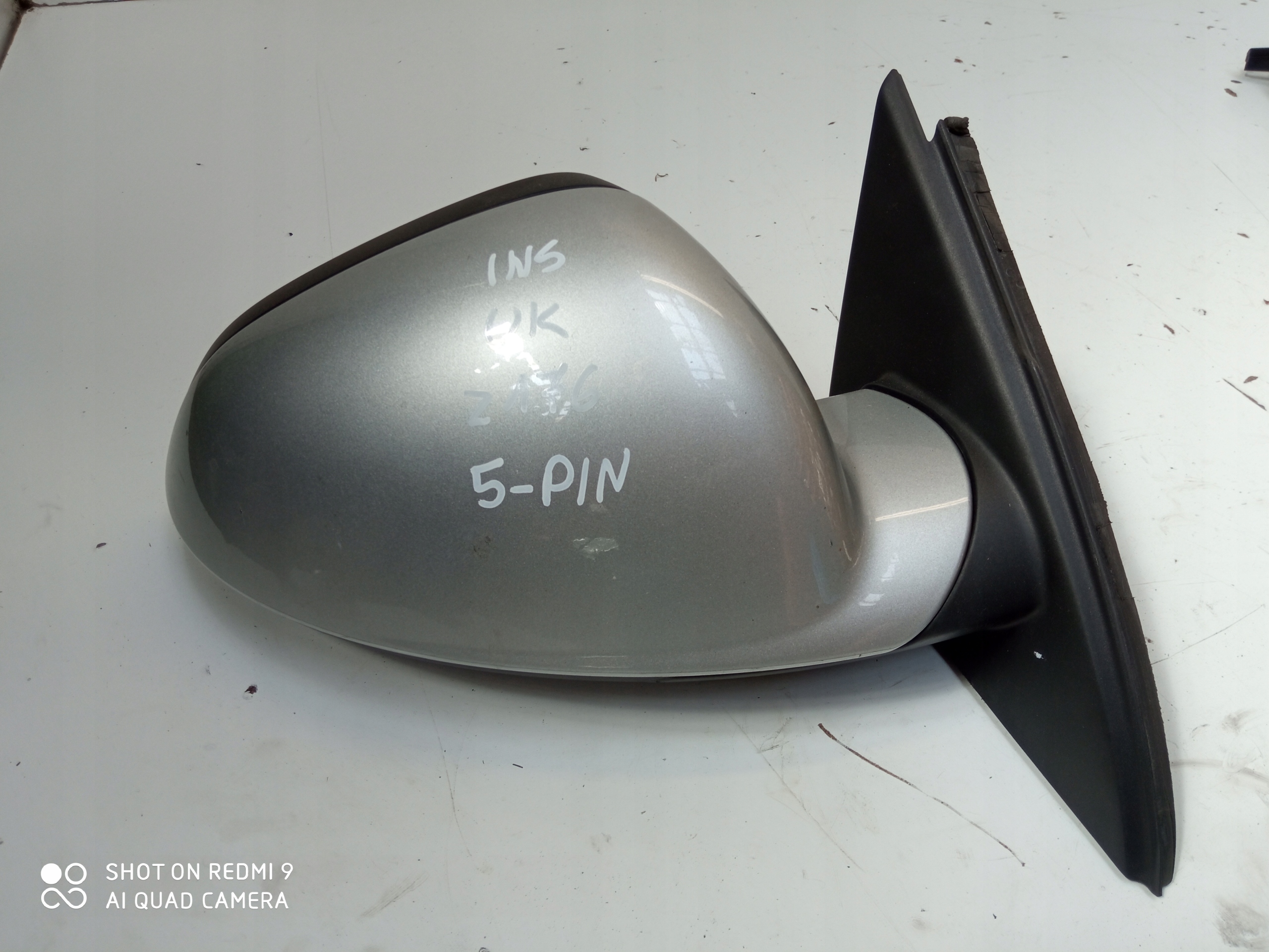 OPEL INSIGNIA A mirror right Z176 5PIN UK