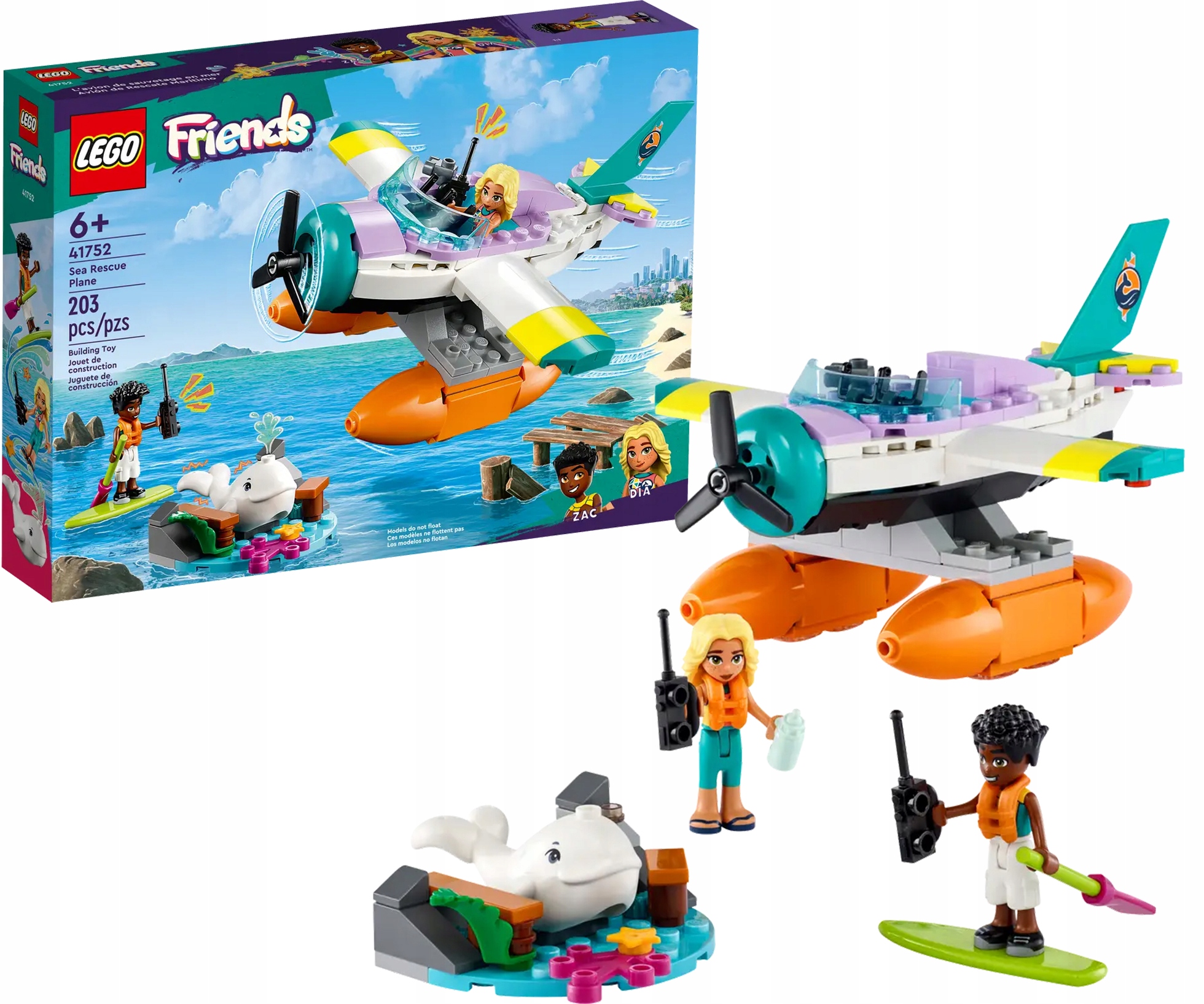 Lego Friends Záchranářský hydroplán 41752