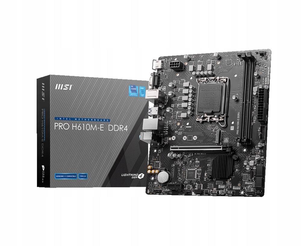 Msi Pro H610M-E DDR4 Rodina procesorov Intel Zásuvka procesora LGA17