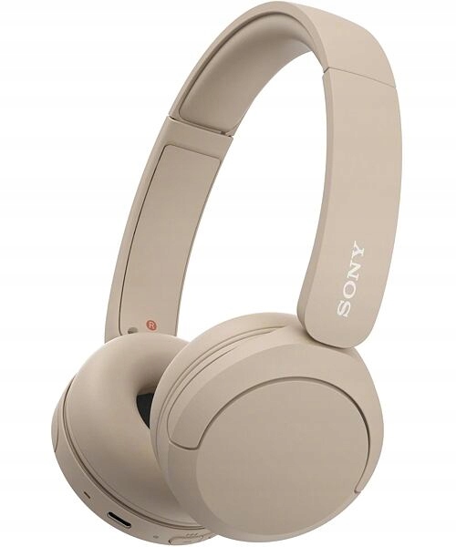 Bezdrôtové slúchadlá na uši Sony WH-CH520 Krémové