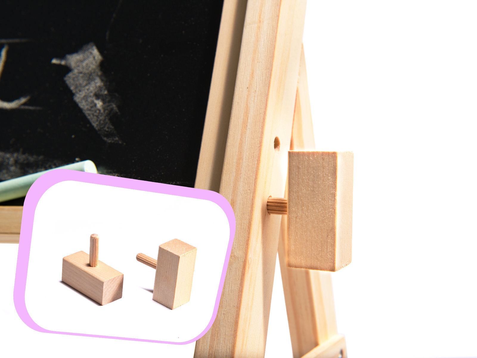 Dwustronna tablica z akcesoriami drewniany stelaż Płeć chłopcy dziewczynki