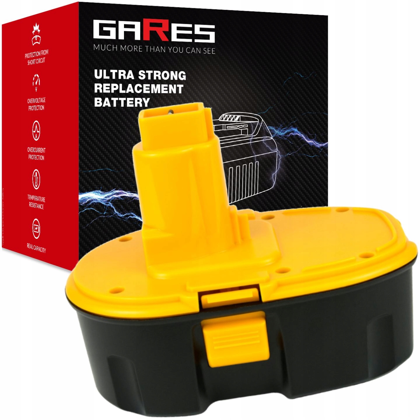 Baterie Akumulátor pro Dewalt DC987KA DC988KA DC410 18V 3Ah