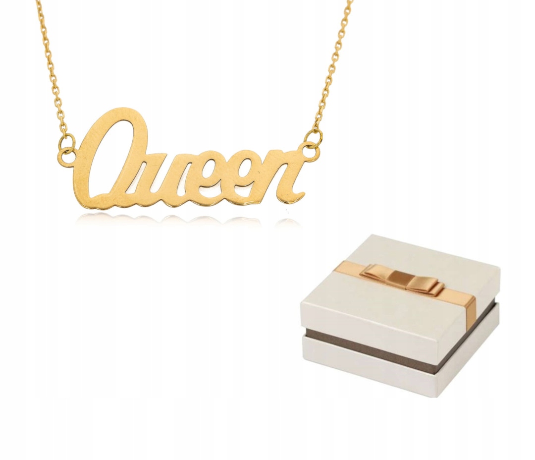 Zlatý náhrdelník Queen jako Dárek ZN79