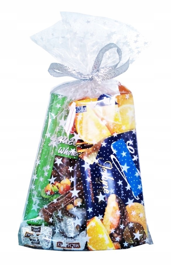 

Woreczki torebki celofanowe świąteczne 17x25 50 Gb