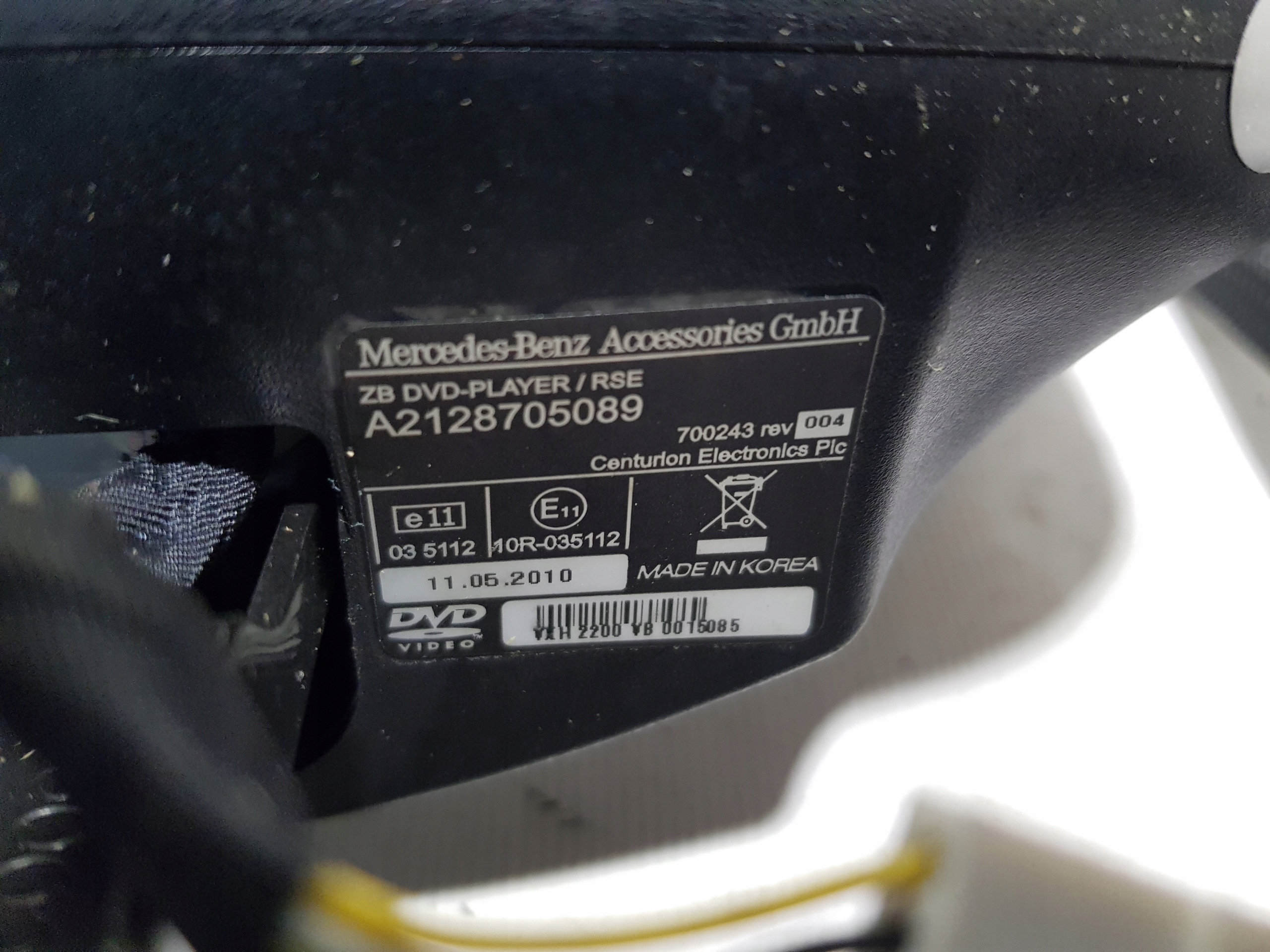 MERCEDES W212 MONITORY WYSWIETLACZE arm rests EKRANY PILOT module