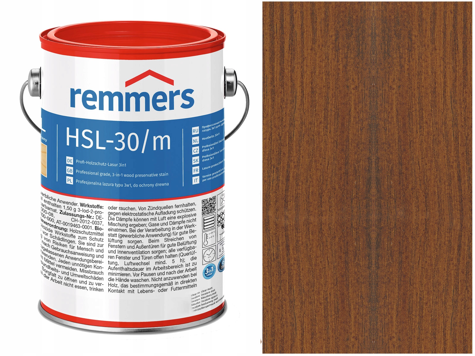 

Remmers HSL-30 Profi HK-Lasur Orzech 5L
