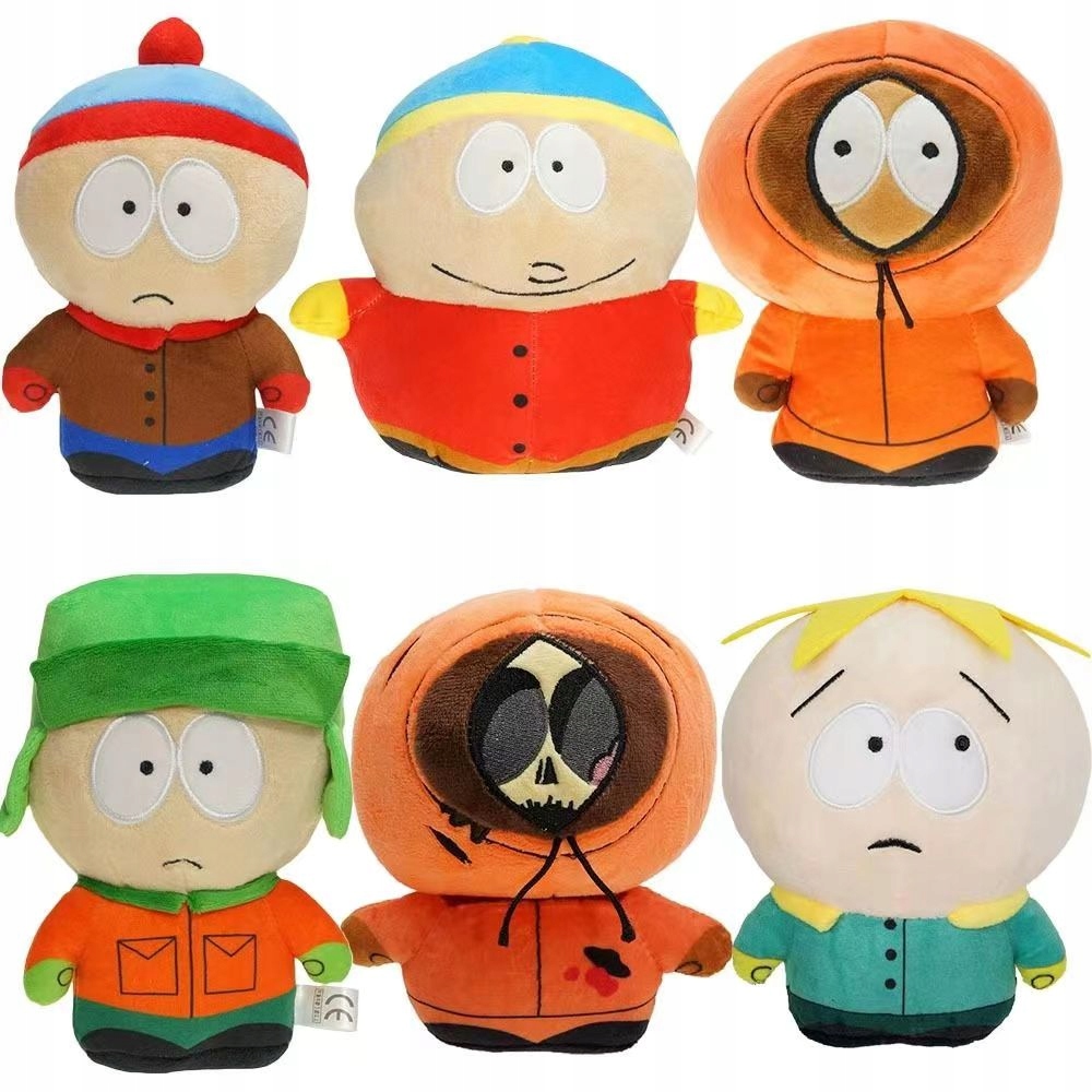 

6 Szt maskotka South Park figurka pluszowa