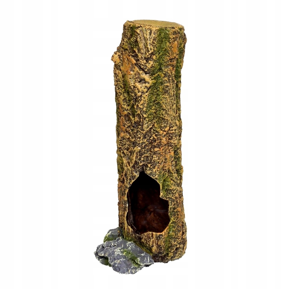 Dekorace Do Akvária Korkový Kmen Kůra Úkryt Pro Ryby 9,5X6,5X21 CM