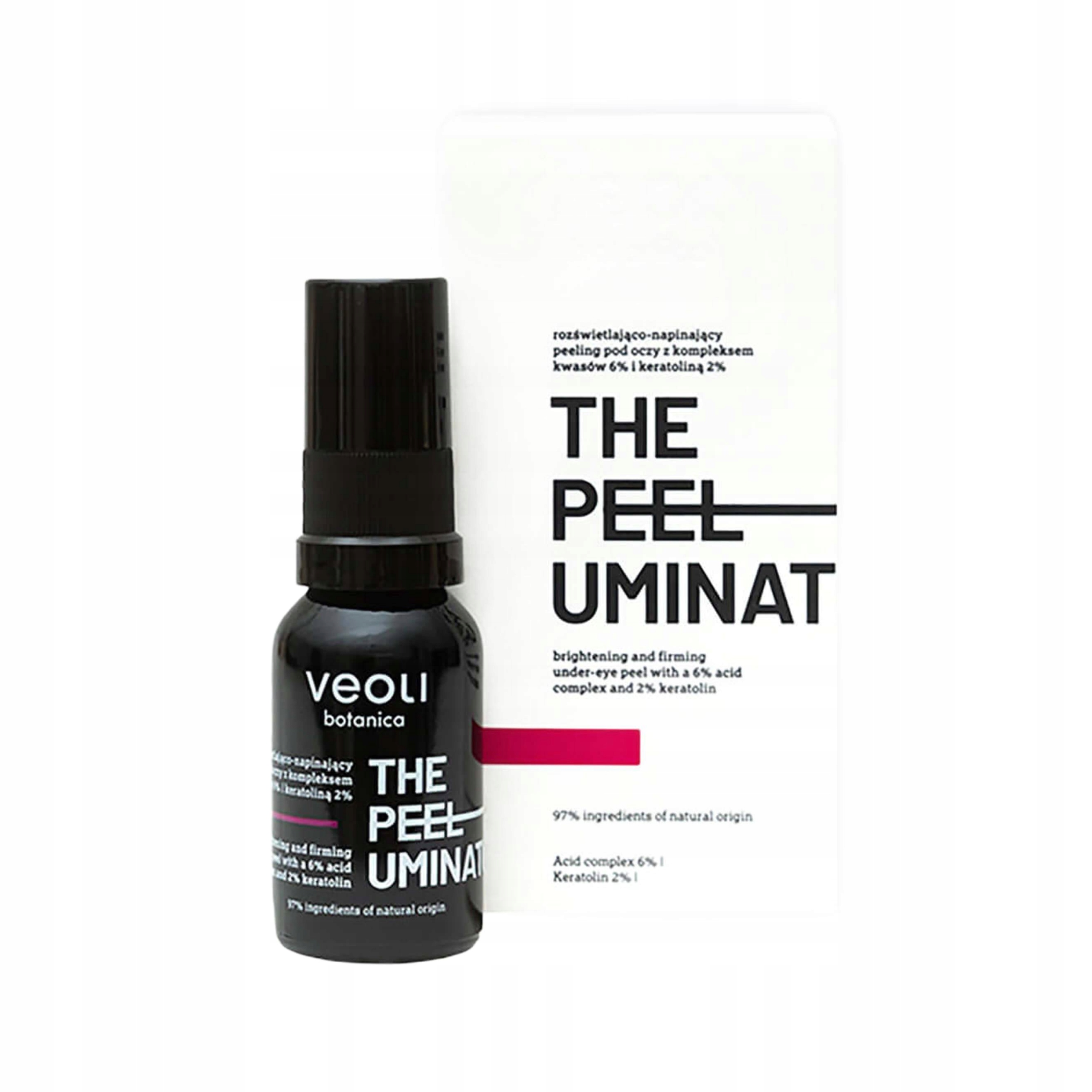 Veoli Botanica Rozjasňující a napínací oční peeling The Peeluminator
