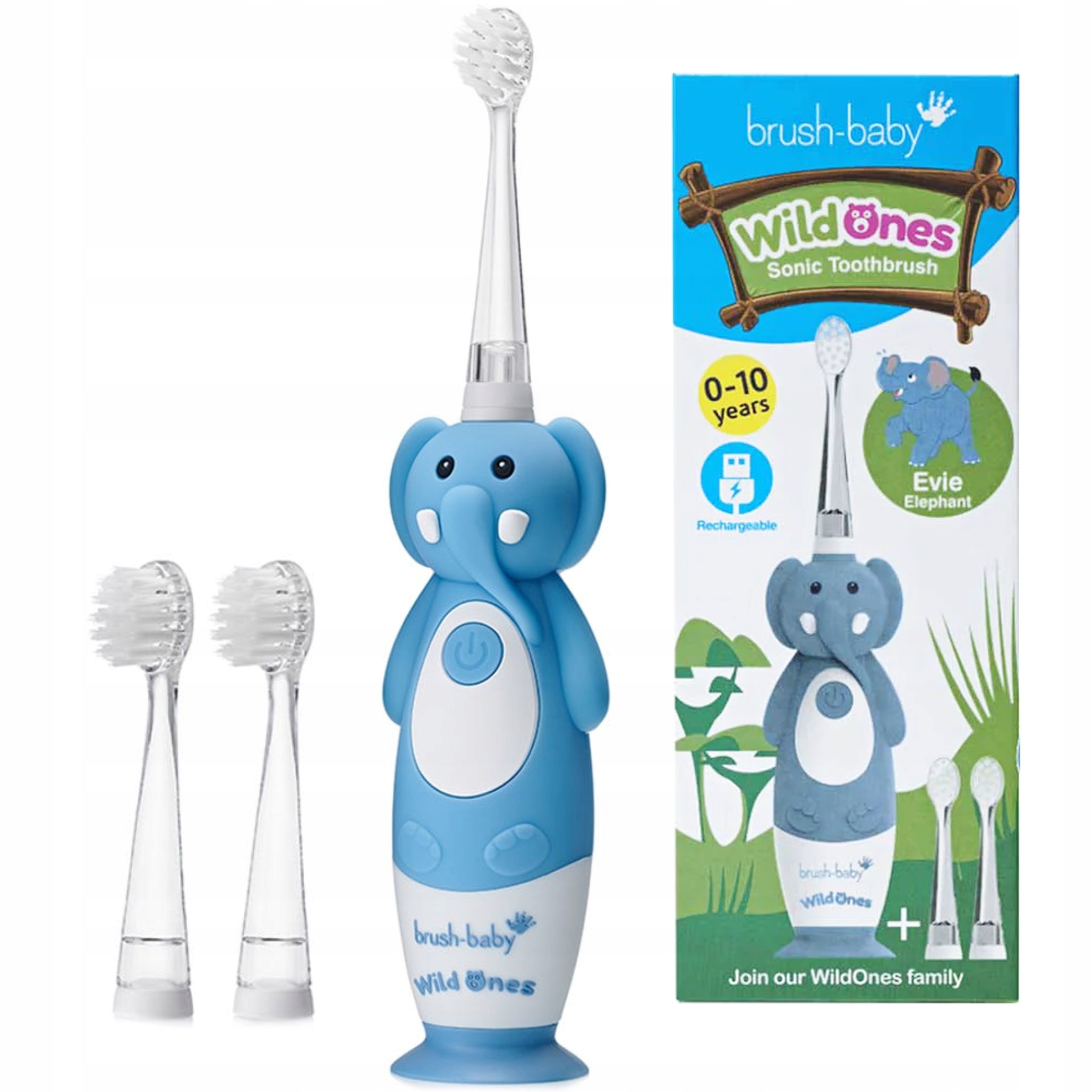

Szczoteczka Brush Baby Soniczna dla Dzieci Słoń