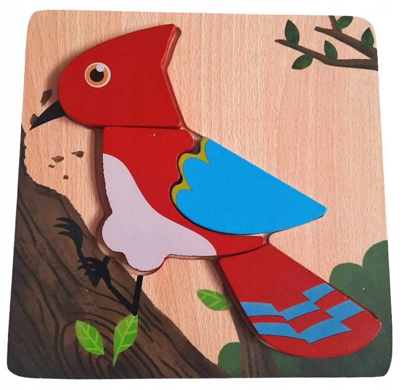 

Układanka drewniana puzzle Ptak