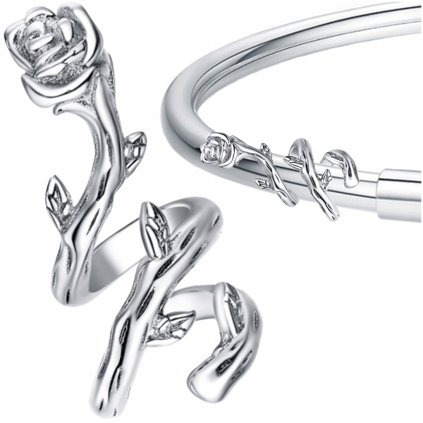 

Charms Róża koralik beads srebro pr 925